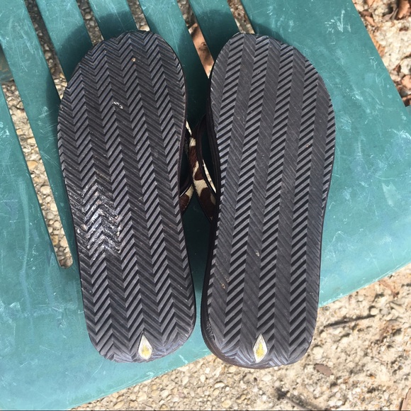 Leather foam platform Sandals flip flop Volatile - Picture 4 of 5